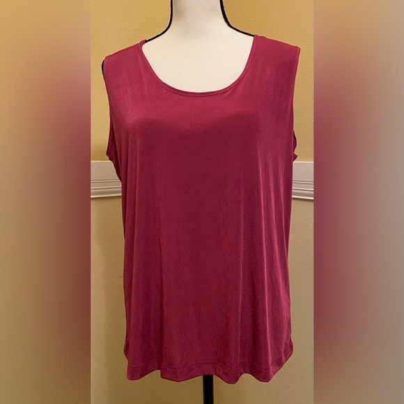 CSC Studio Tank top & Jacket Set; Large; Fuchsia; NWOT. - Picture 3 of 6